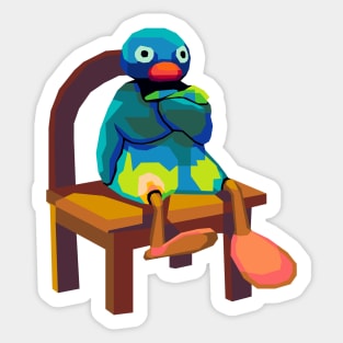 Angry Pingu Meme Sticker